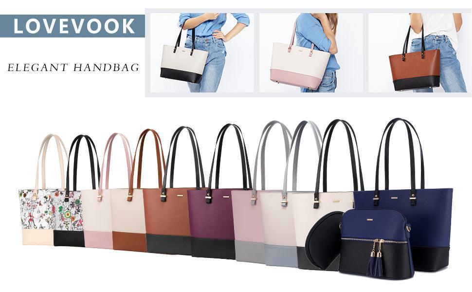 Premium PU Leather Lady Bag Set - 3 in 1set - Creative Fans
