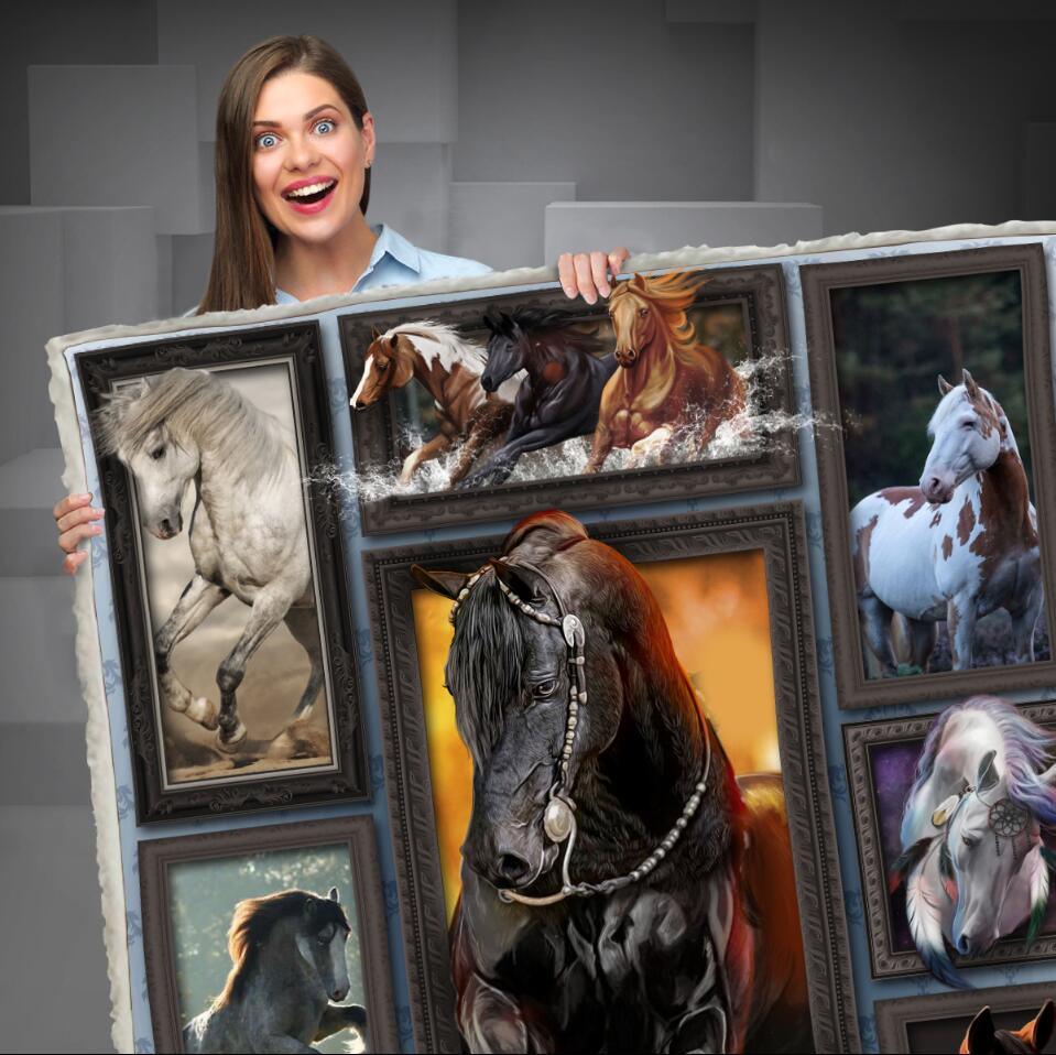Premium Blanket Horse Collection - 1B1029H - Creative Fans