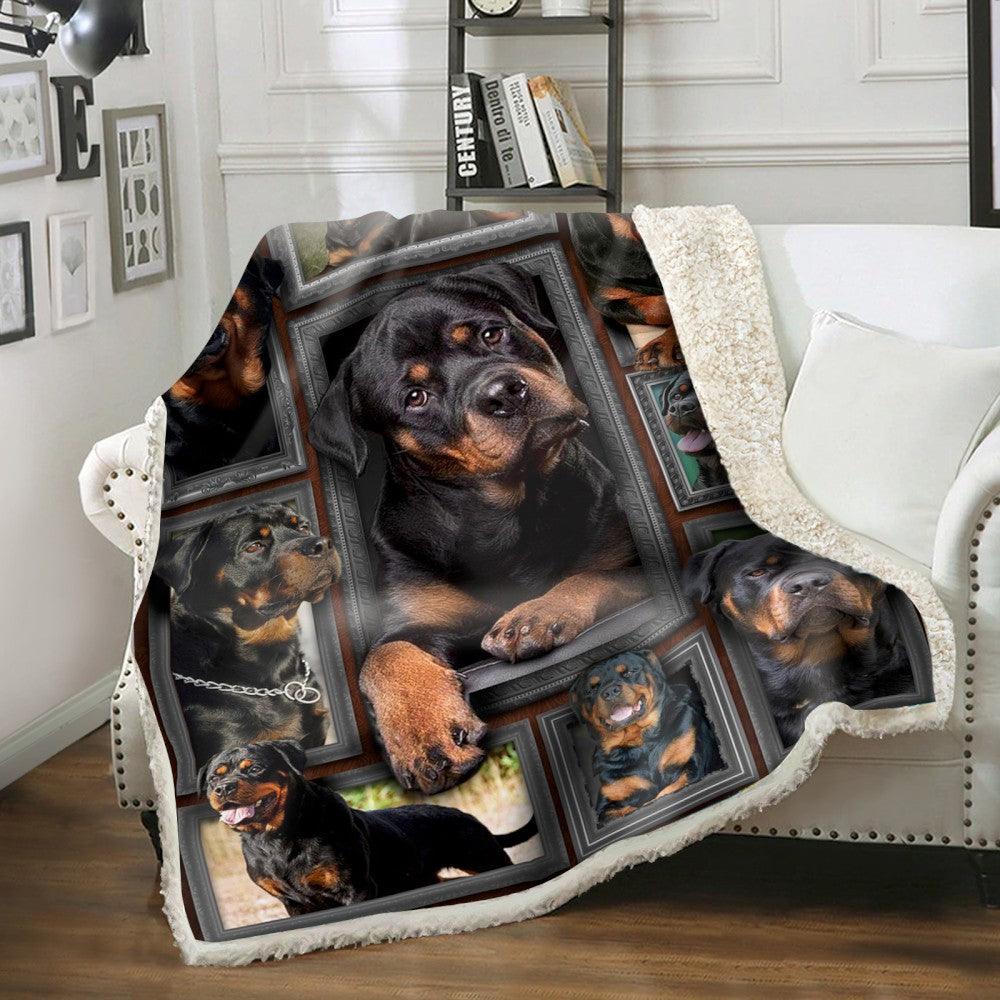 Rottweiler Dog Blanket Collection - 1B1110D - Creative Fans