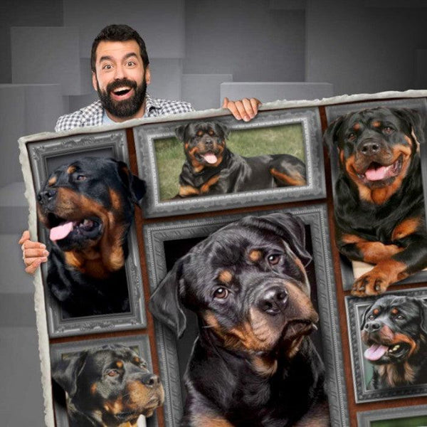 Rottweiler Dog Blanket Collection - 1B1110D - Creative Fans