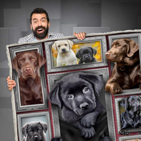 Premium Blanket Labrador Puppy Dog Collection - 1B1118D - Creative Fans