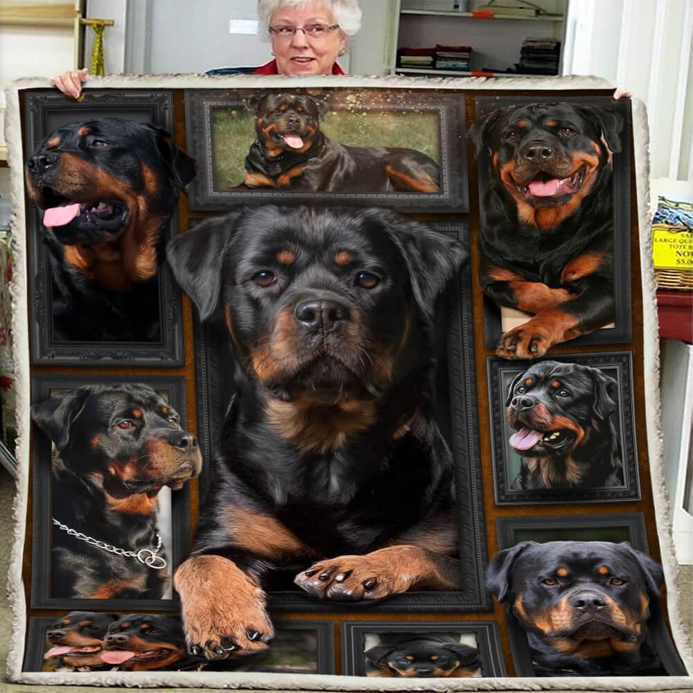 Premium Blanket Rottweiler Dog V.3 Collection- 1B1406D - Creative Fans