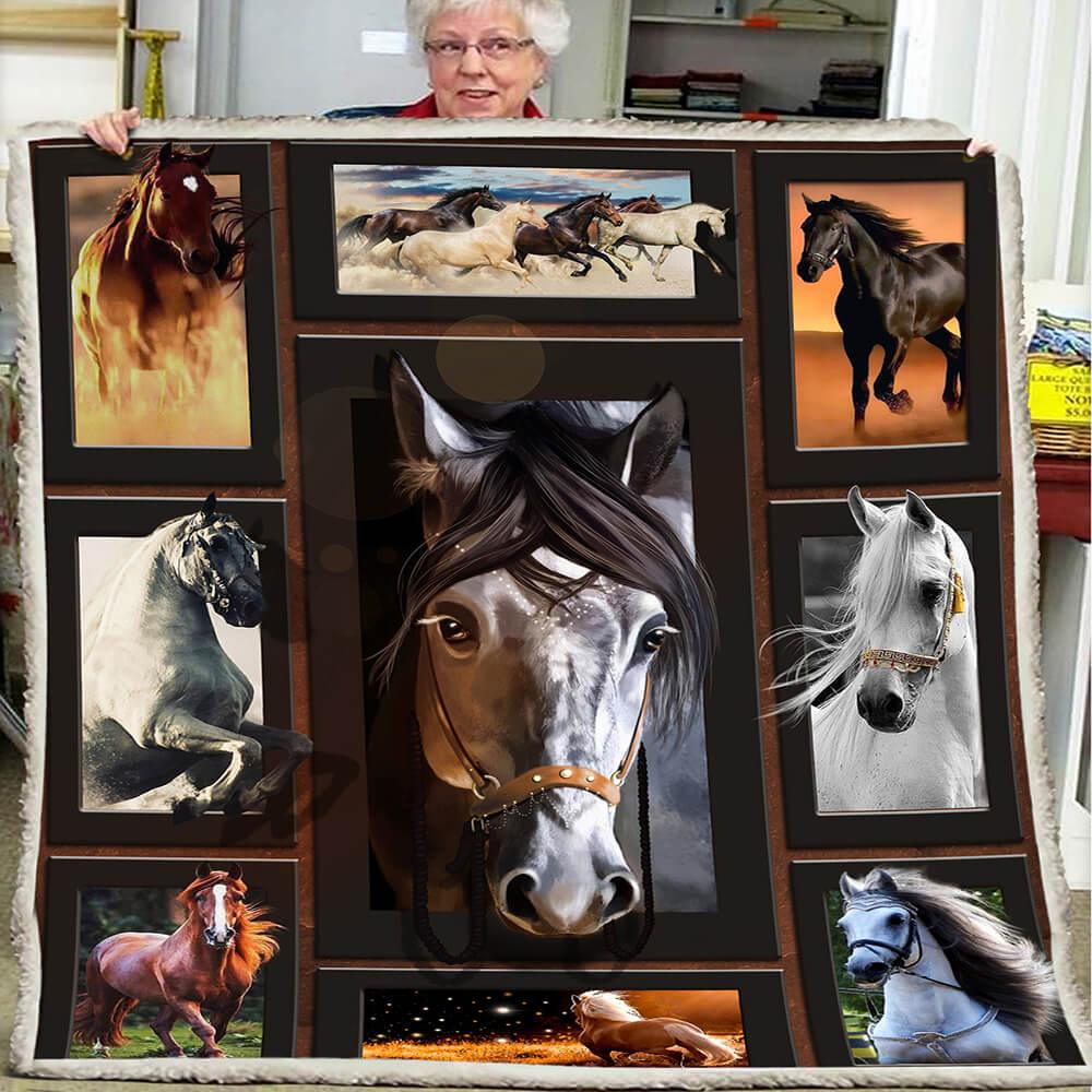 Premium Blanket Short Hair Horse Collection - 1B1504H - Creative Fans