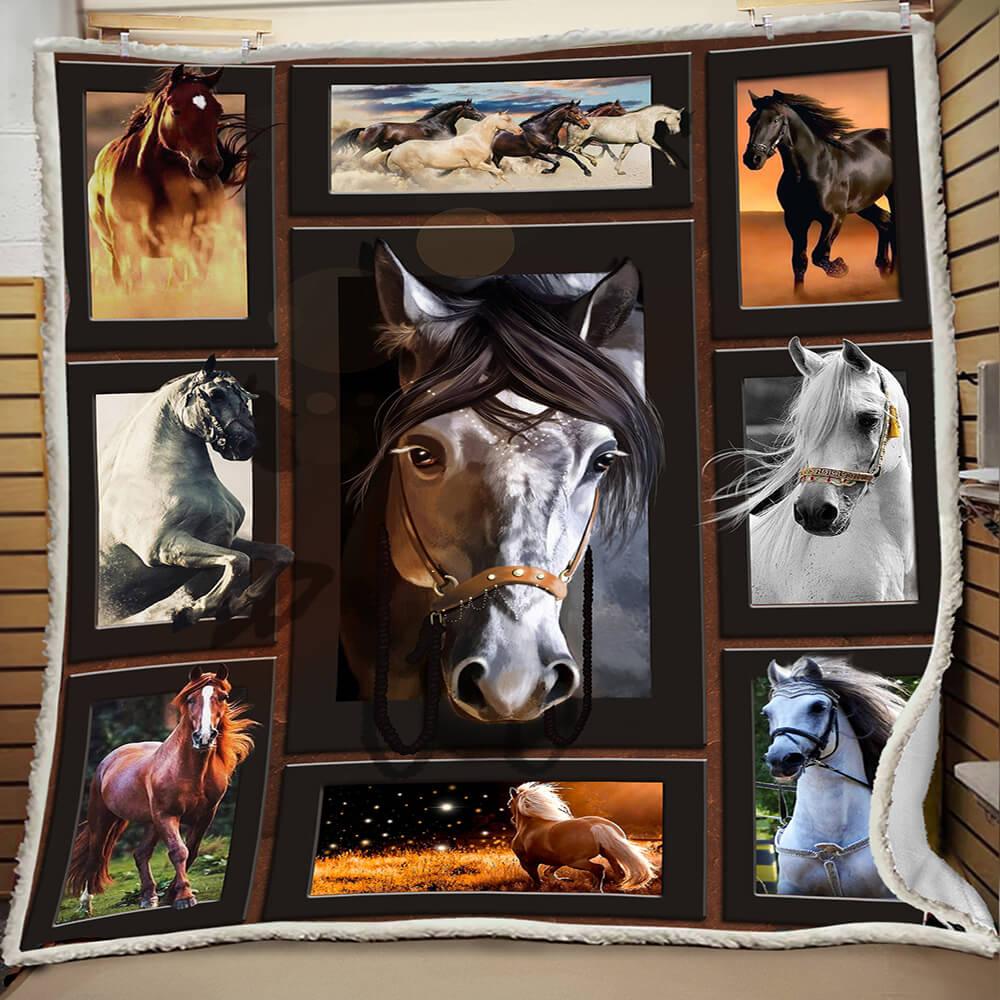 Premium Blanket Short Hair Horse Collection - 1B1504H - Creative Fans