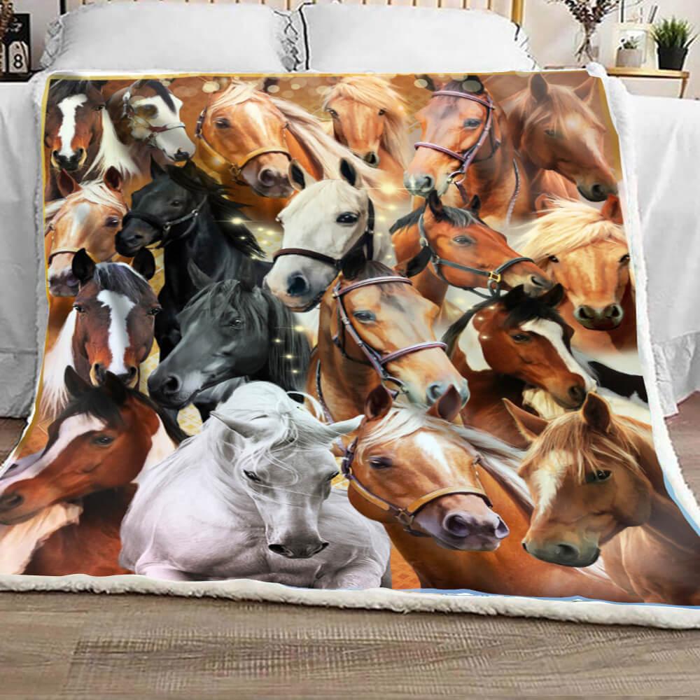 Premium Blanket ALL-in -1 Horse Collection V.2 - 1B1515H - Creative Fans