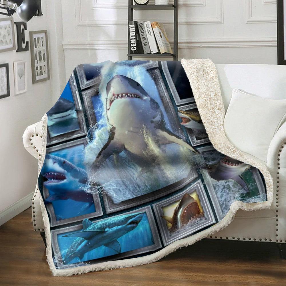 Premium Blanket Marine Collection - Shark - 1B1601S - Creative Fans