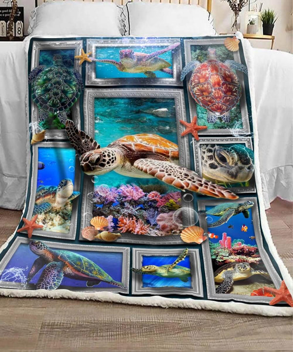 Premium Blanket Turtle V.1 - Marine Lives - 1B1606S - Creative Fans