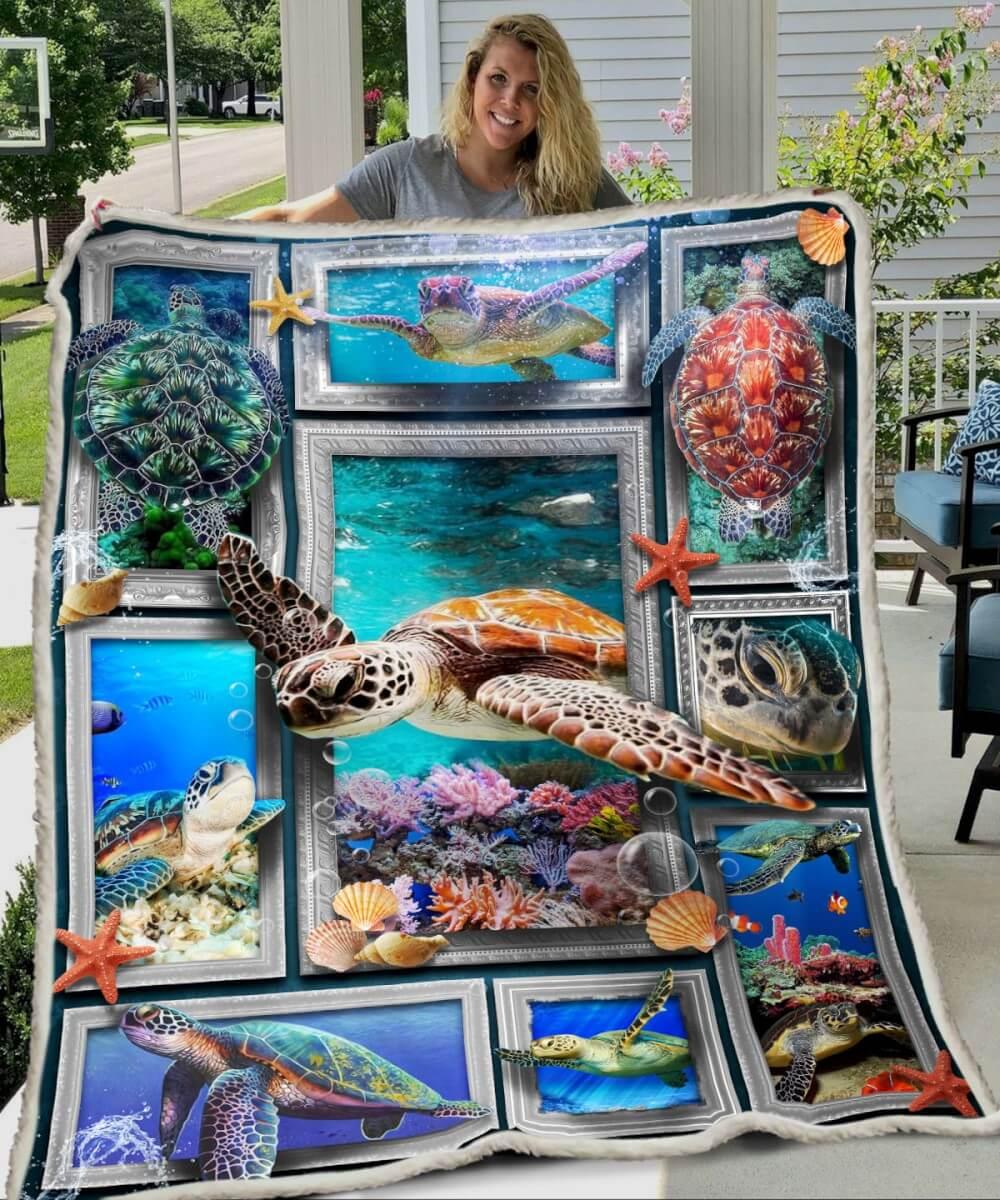 Premium Blanket Turtle V.1 - Marine Lives - 1B1606S - Creative Fans