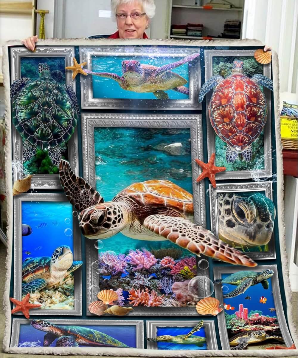 Premium Blanket Turtle V.1 - Marine Lives - 1B1606S - Creative Fans