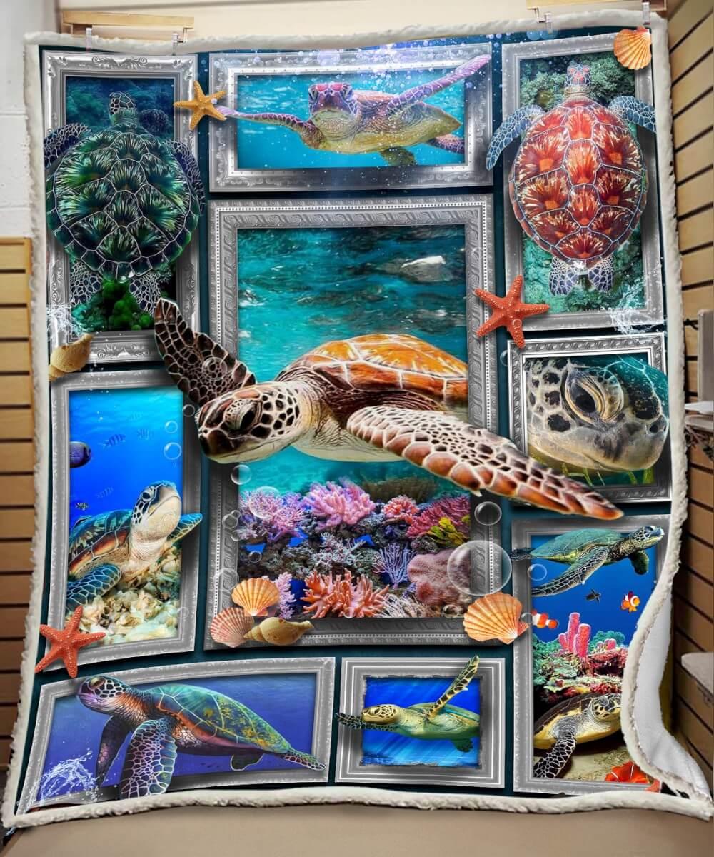 Premium Blanket Turtle V.1 - Marine Lives - 1B1606S - Creative Fans