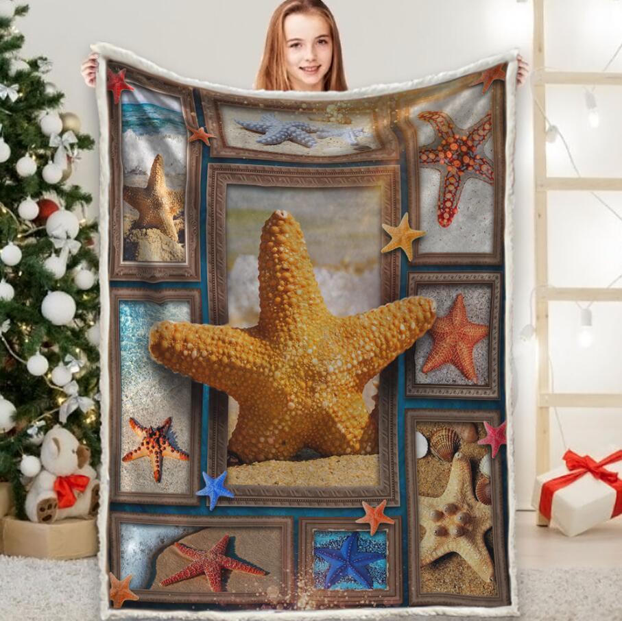 Premium Blanket Marine Collection - Starfish - 1B1636S - Creative Fans