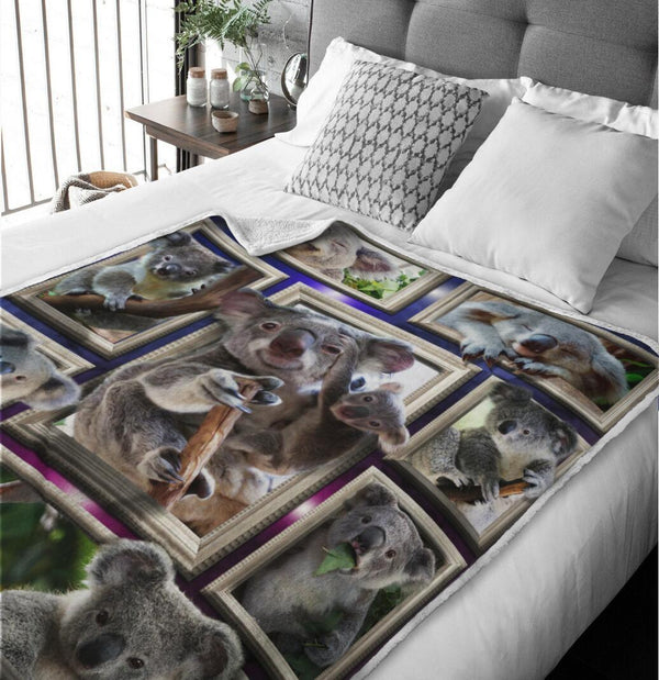 Premium Blanket Wild Life Collection- Koala 1- 1B1804WL - Creative Fans