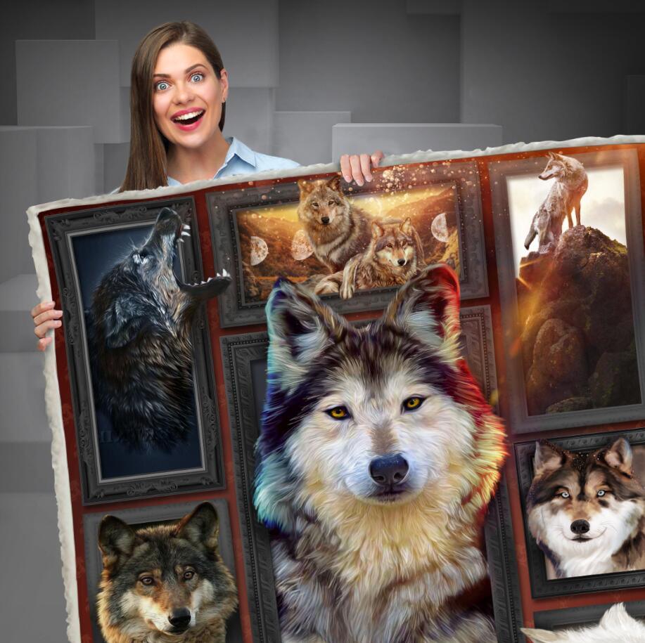Premium Blanket Wolf Collection - 1B1009WF - Creative Fans