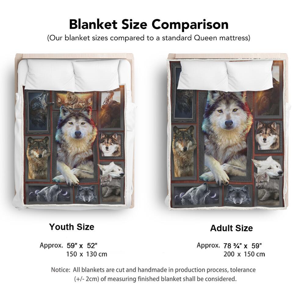 Premium Blanket Wolf Collection - 1B1009WF - Creative Fans