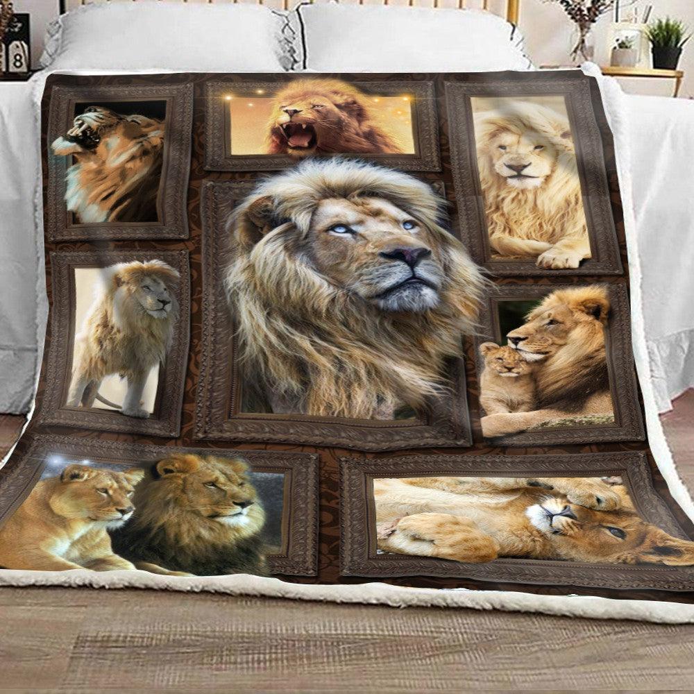 Premium Blanket Wild Life Collection- Lion 1- 1B1802WL - Creative Fans