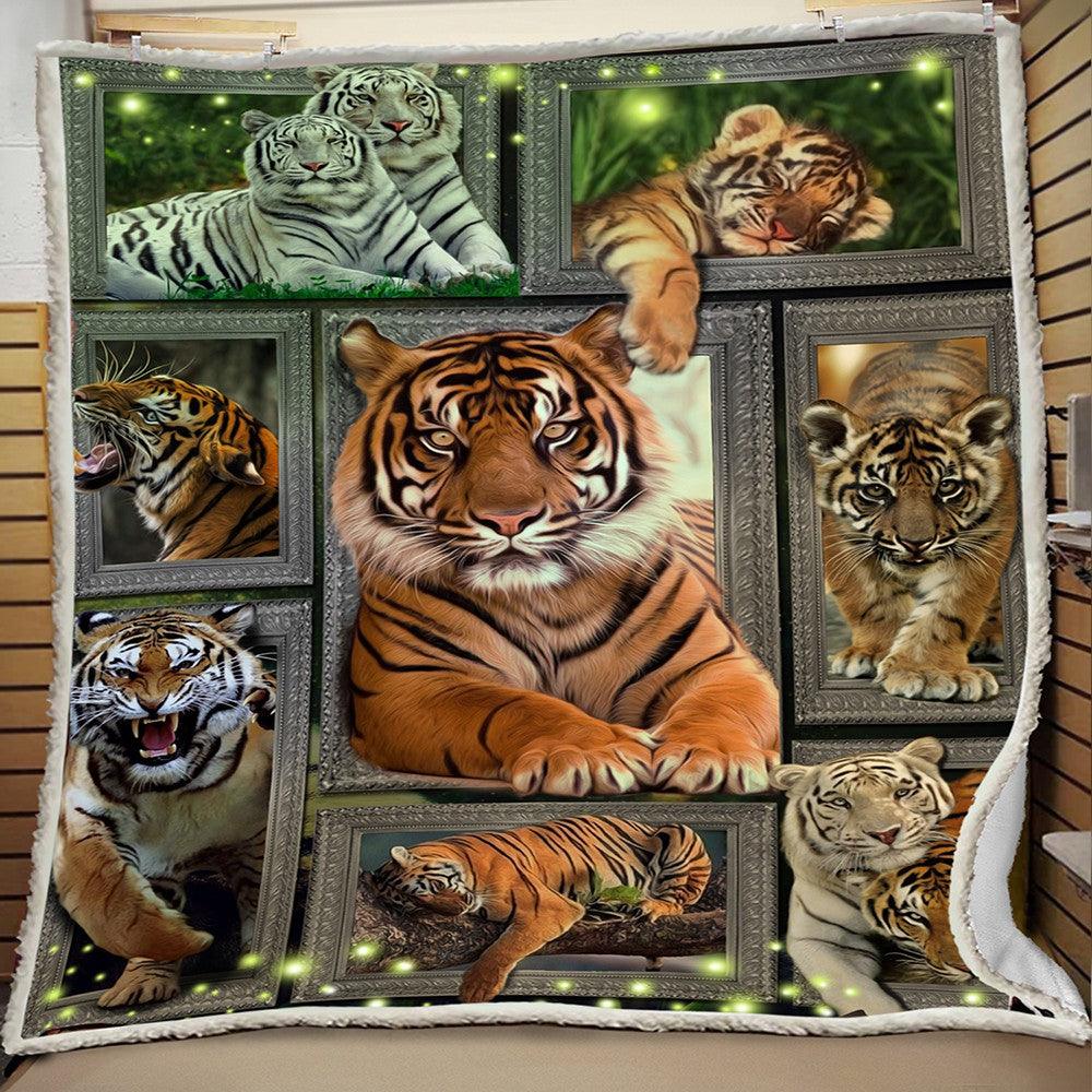 Premium Blanket Wild Life Collection- Tiger 1- 1B1803WL - Creative Fans