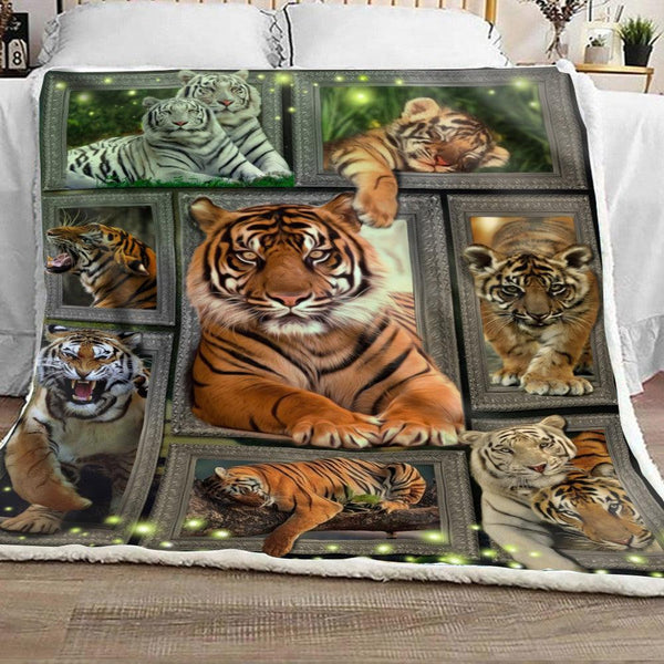 Premium Blanket Wild Life Collection- Tiger 1- 1B1803WL - Creative Fans
