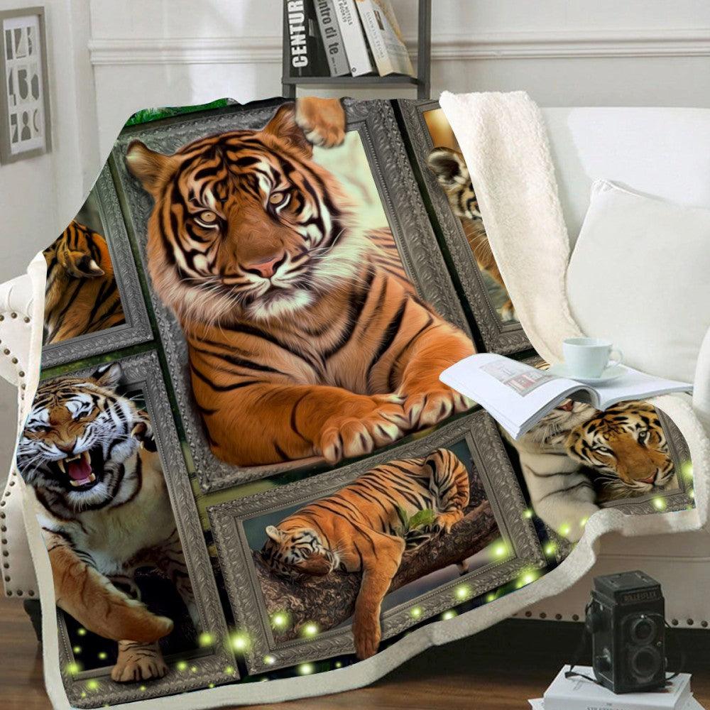 Premium Blanket Wild Life Collection- Tiger 1- 1B1803WL - Creative Fans