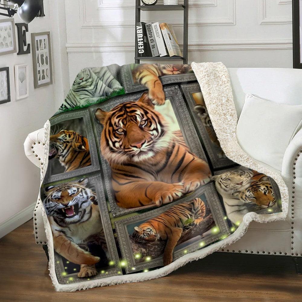 Premium Blanket Wild Life Collection- Tiger 1- 1B1803WL - Creative Fans