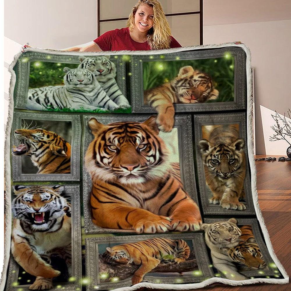 Premium Blanket Wild Life Collection- Tiger 1- 1B1803WL - Creative Fans