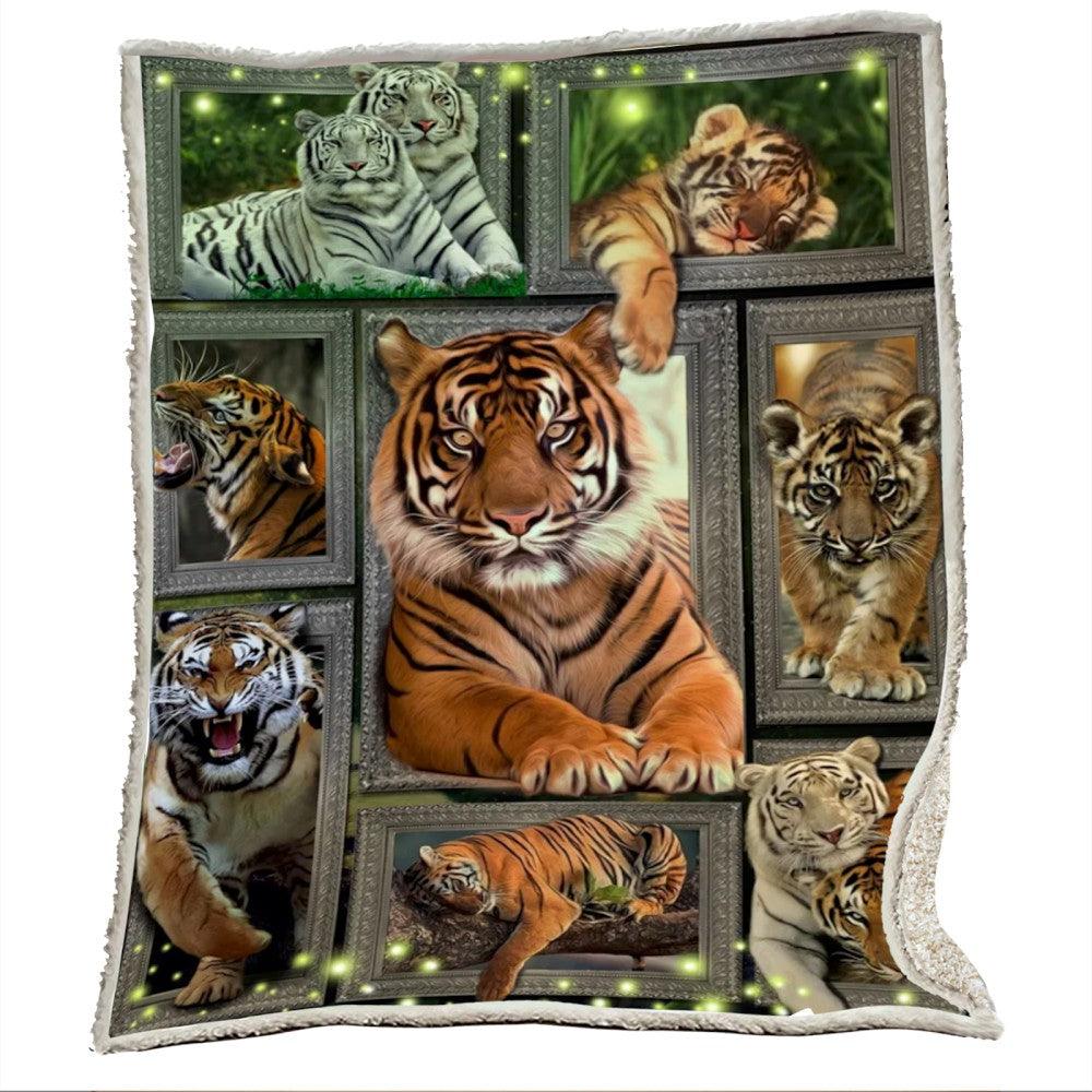 Premium Blanket Wild Life Collection- Tiger 1- 1B1803WL - Creative Fans