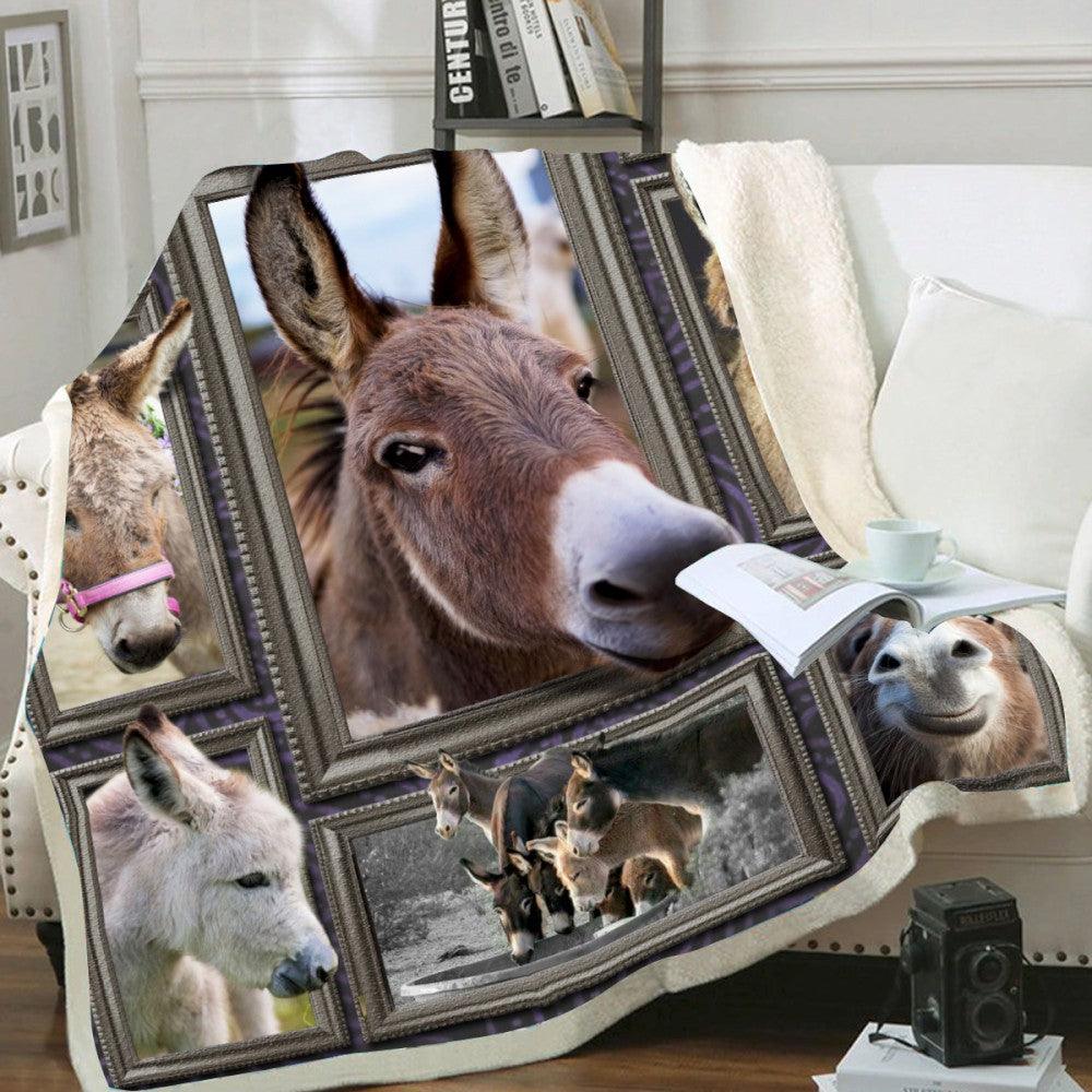 Premium Blanket Wild Life Collection- Donkey 1- 1B1806WL - Creative Fans