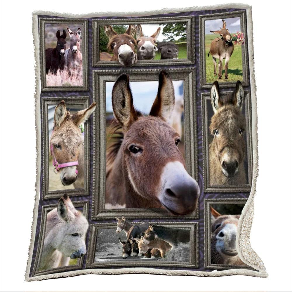 Premium Blanket Wild Life Collection- Donkey 1- 1B1806WL - Creative Fans