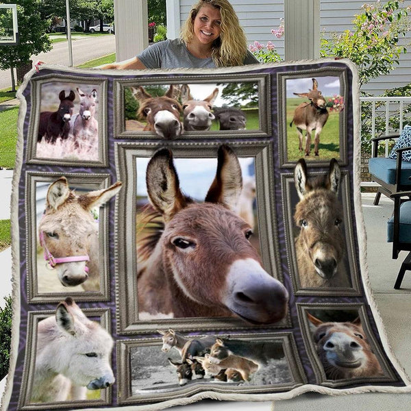 Premium Blanket Wild Life Collection- Donkey 1- 1B1806WL - Creative Fans