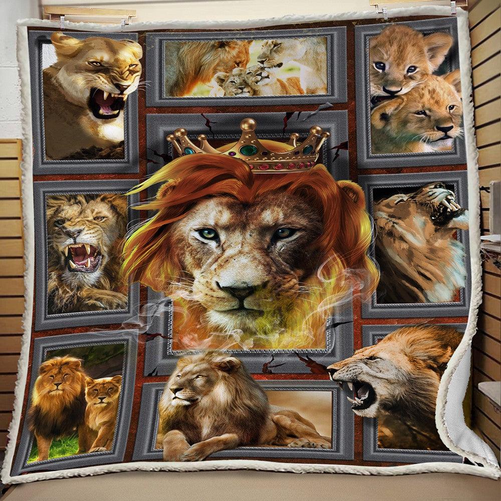 Premium Blanket Wild Life Collection- Lion King-1B1809WL - Creative Fans