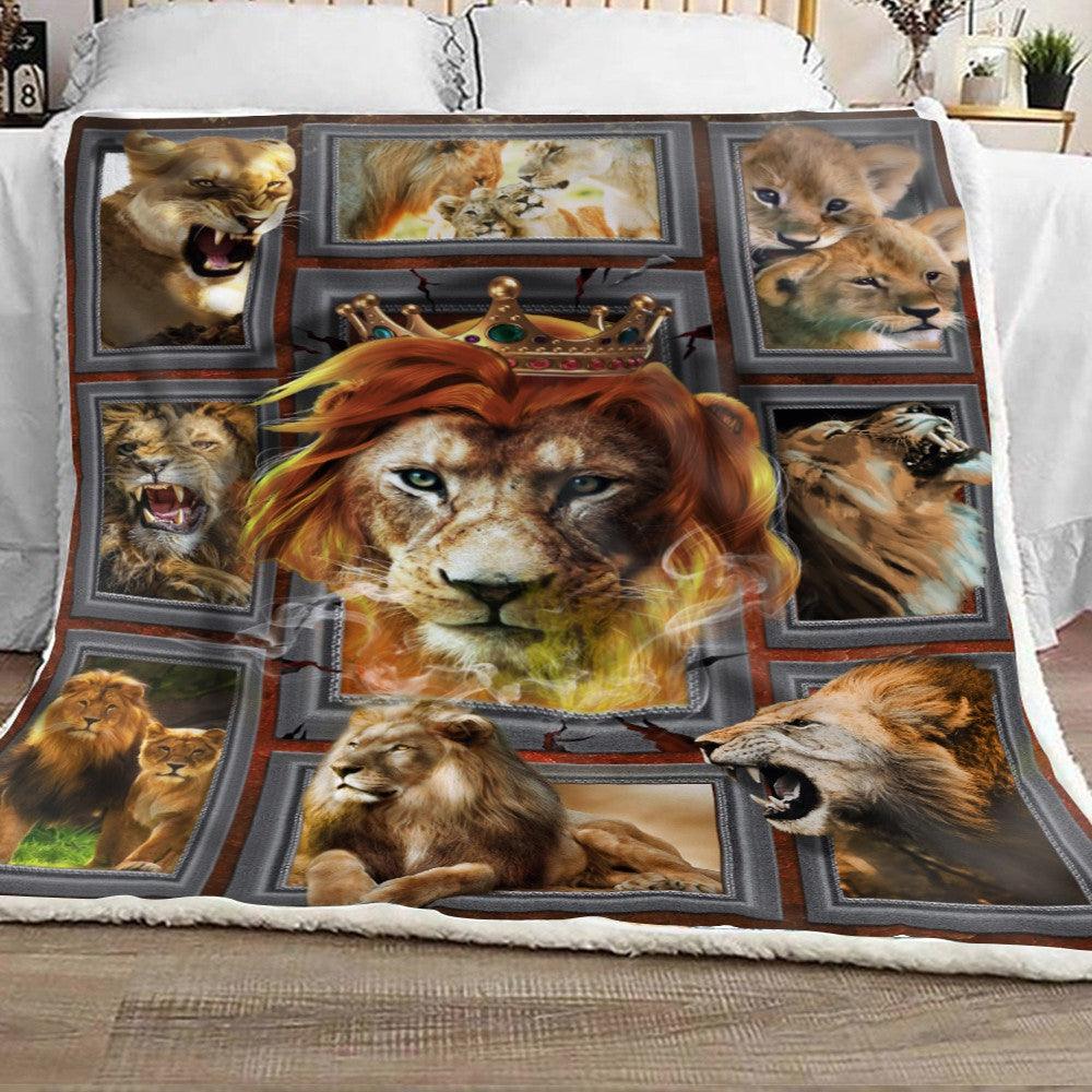 Premium Blanket Wild Life Collection- Lion King-1B1809WL - Creative Fans