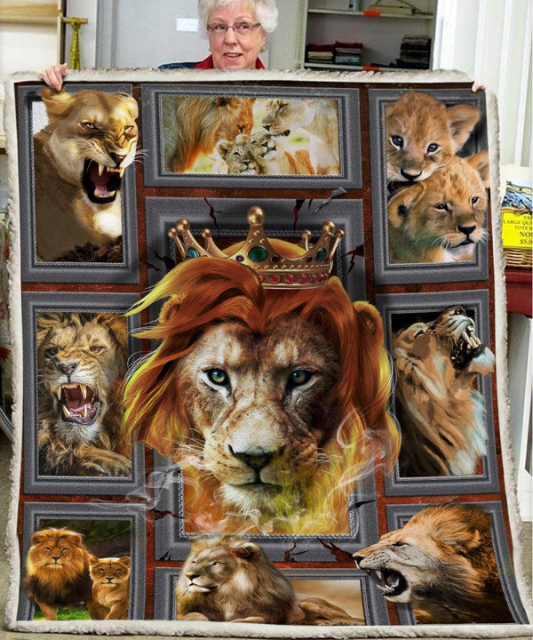 Premium Blanket Wild Life Collection- Lion King-1B1809WL - Creative Fans