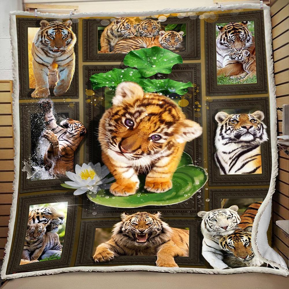 Premium Blanket Wild Life Collection- Tiger Baby 1- 1B1812WL - Creative Fans