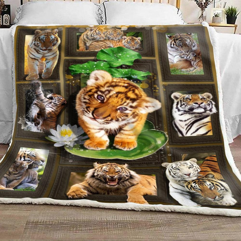 Premium Blanket Wild Life Collection- Tiger Baby 1- 1B1812WL - Creative Fans