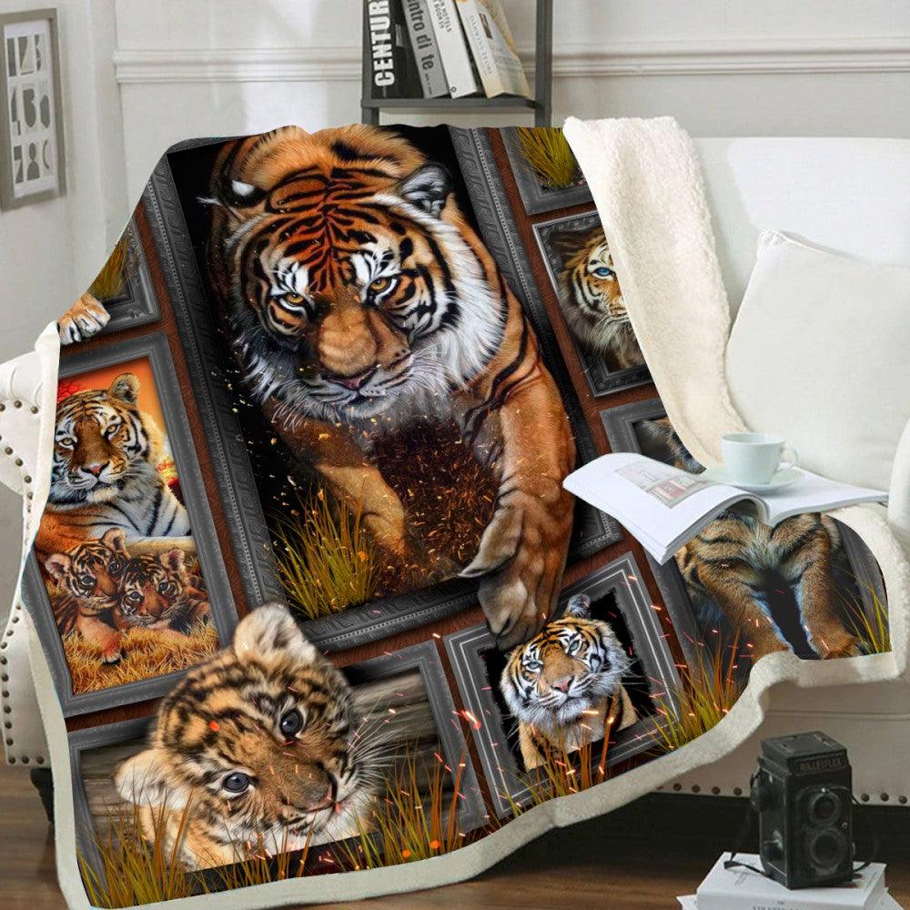 Premium Blanket Wild Life Collection- Tiger 3- 1B1814WL - Creative Fans