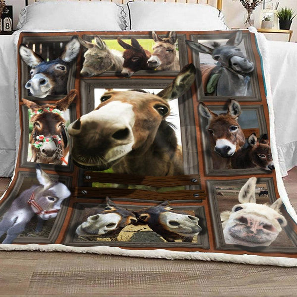 Premium Blanket Wild Life Collection- Donkey 2- 1B1815WL - Creative Fans