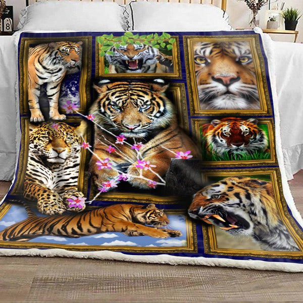 Premium Blanket Wild Life Collection- Tiger 5- 1B1818WL - Creative Fans