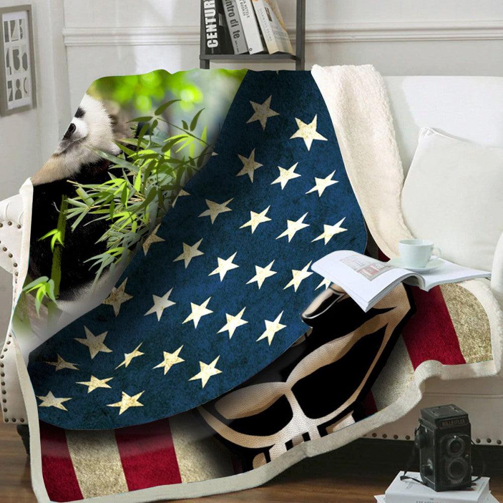 Premium Blanket Wild Life Collection- Panda Flag- 1B1820WL - Creative Fans