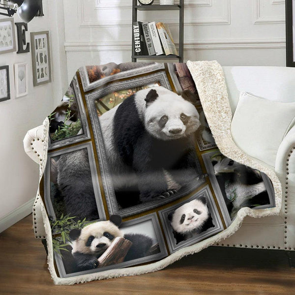 Premium Blanket Wild Life Collection- Panda 3- 1B1821WL - Creative Fans