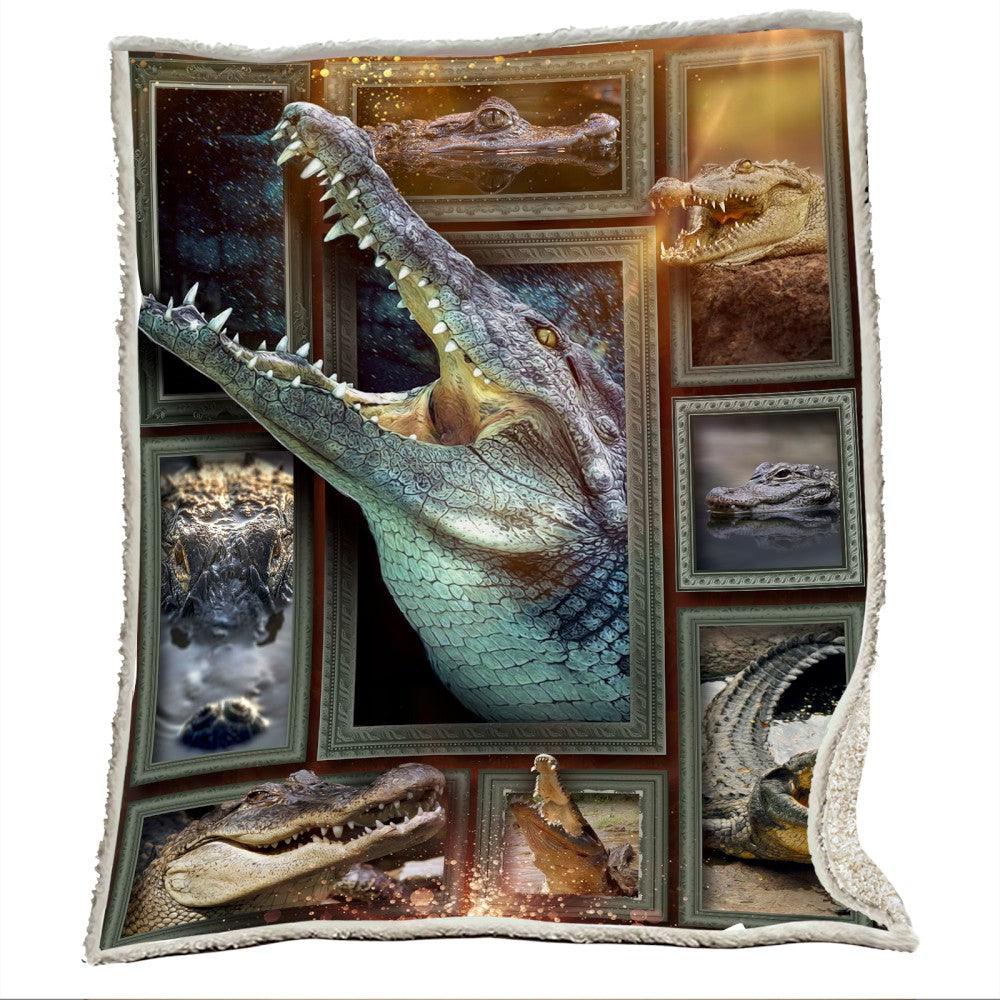 Premium Blanket Wild Life Collection- Crocodile -1B1827WL - Creative Fans