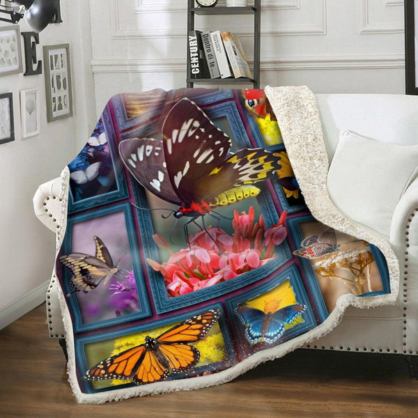 Premium Blanket Wild Life Collection- Butterfly 1- 1B1830WL - Creative Fans