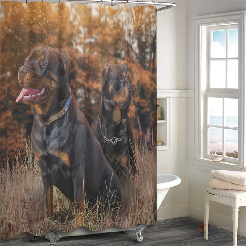 Amzing Dogs Collection Shower Curtain - Creative Fans