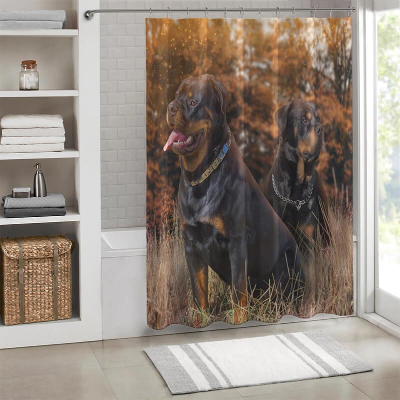 Amzing Dogs Collection Shower Curtain - Creative Fans