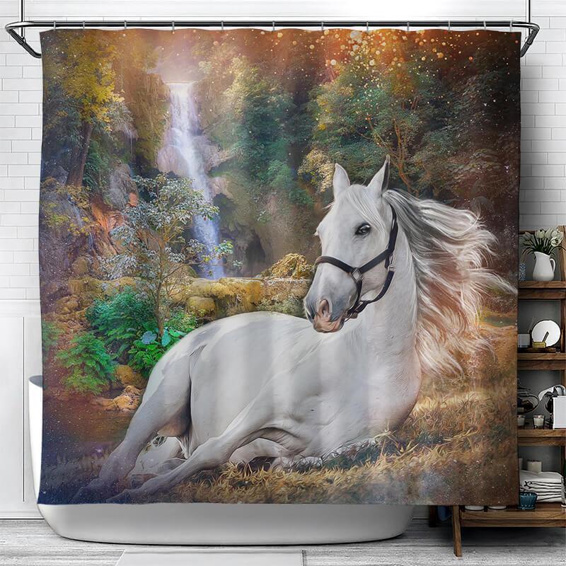 Waterproof - Horses Collection Shower Curtain - Creative Fans