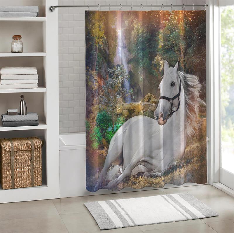 Waterproof - Horses Collection Shower Curtain - Creative Fans
