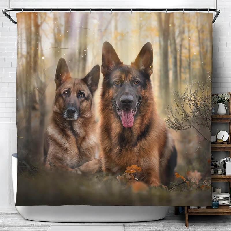 Amzing Dogs Collection Shower Curtain - Creative Fans