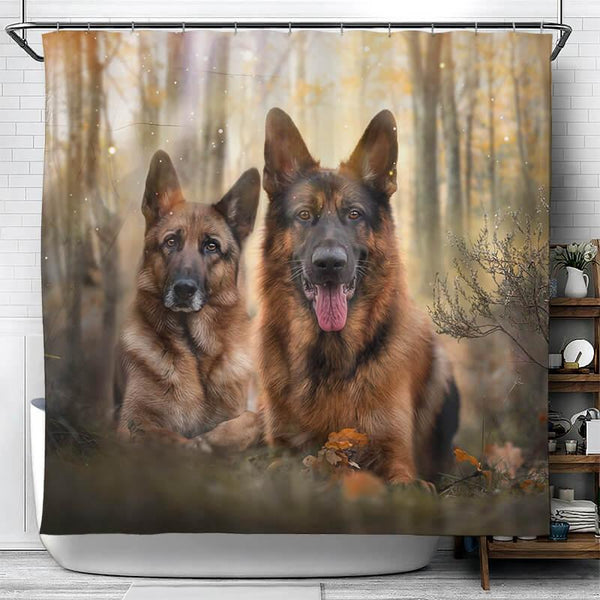 Amzing Dogs Collection Shower Curtain - Creative Fans