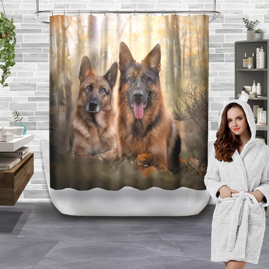 Amzing Dogs Collection Shower Curtain - Creative Fans