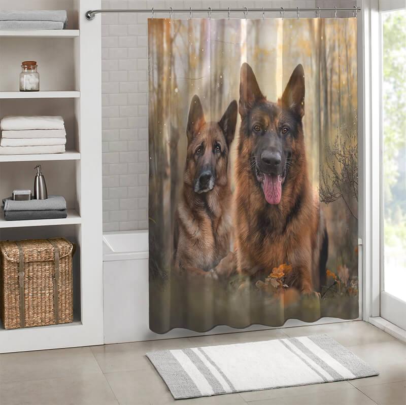 Amzing Dogs Collection Shower Curtain - Creative Fans