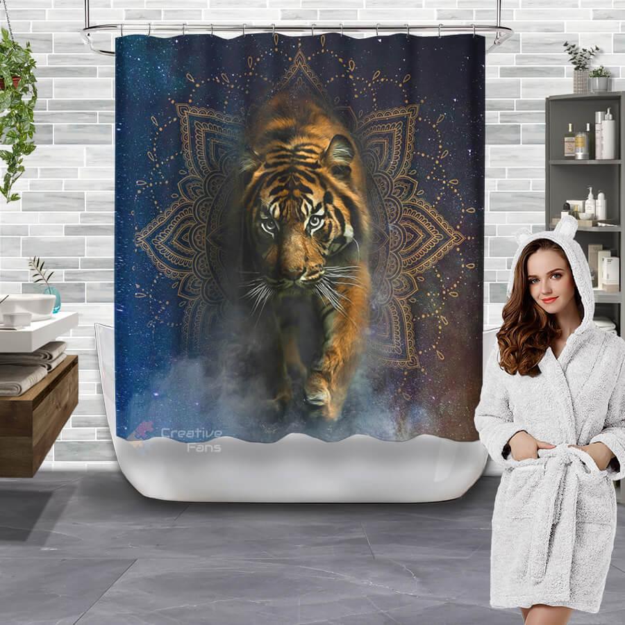 All Wild Lives Collection Shower Curtain - Creative Fans
