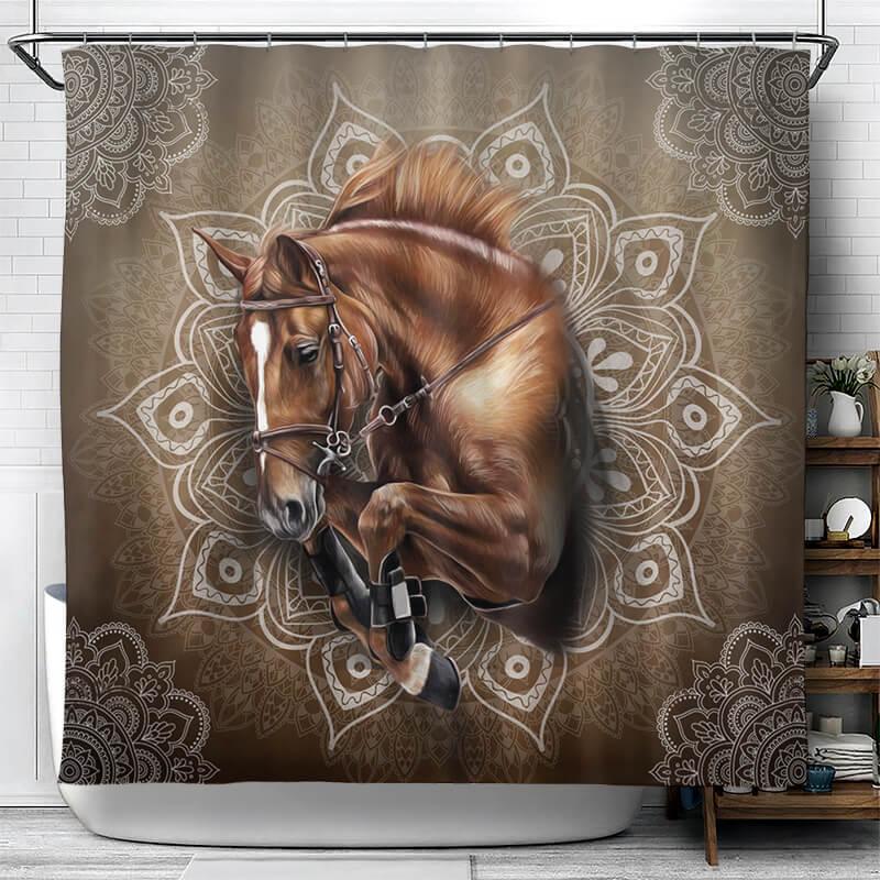 Waterproof - Horses Collection Shower Curtain - Creative Fans